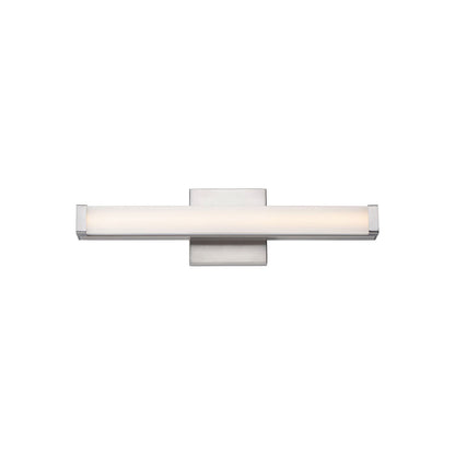 Spec LED Bath Vanity Light in Satin Nickel (X-Small).