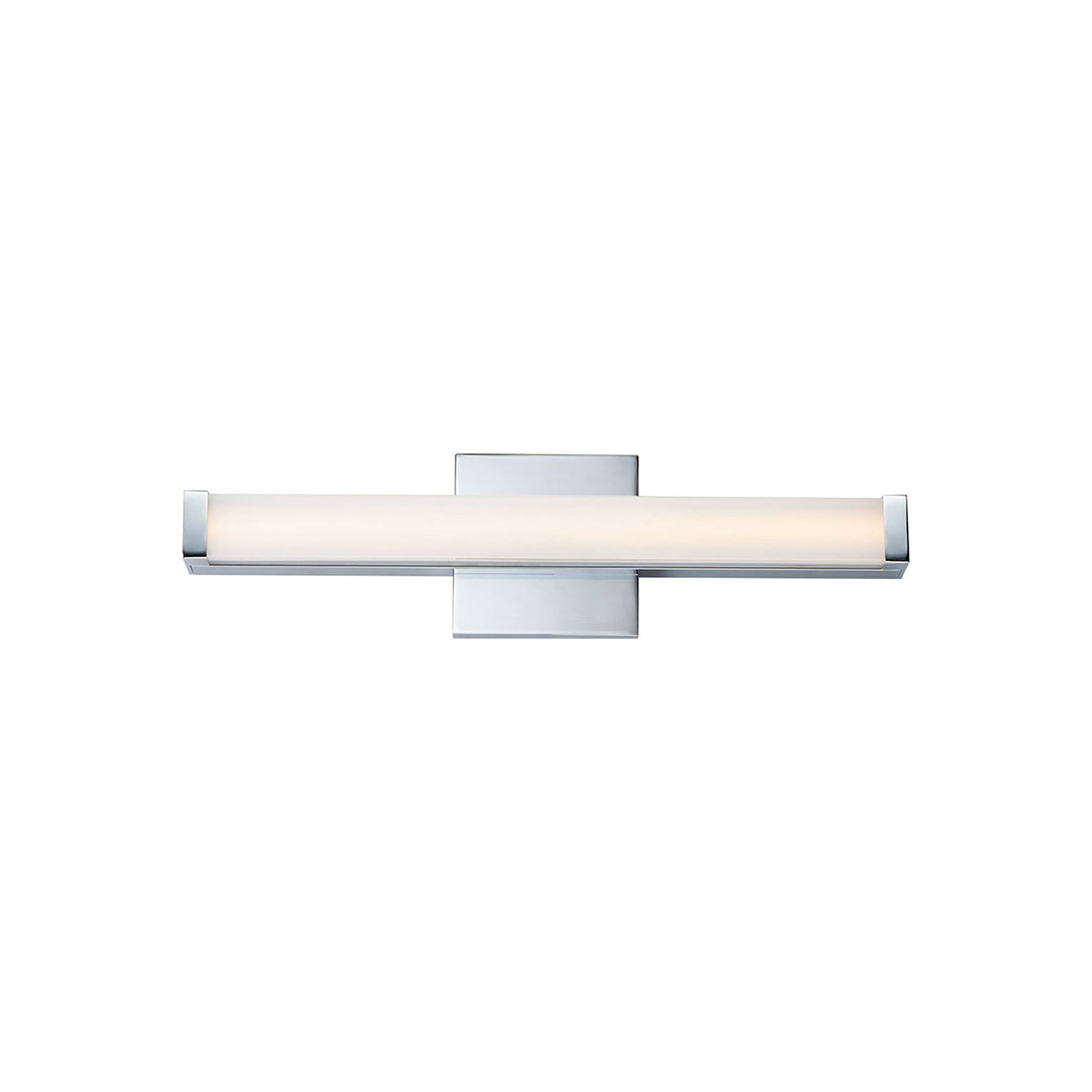 Spec LED Bath Vanity Light in Polished Chrome (18-Inch).