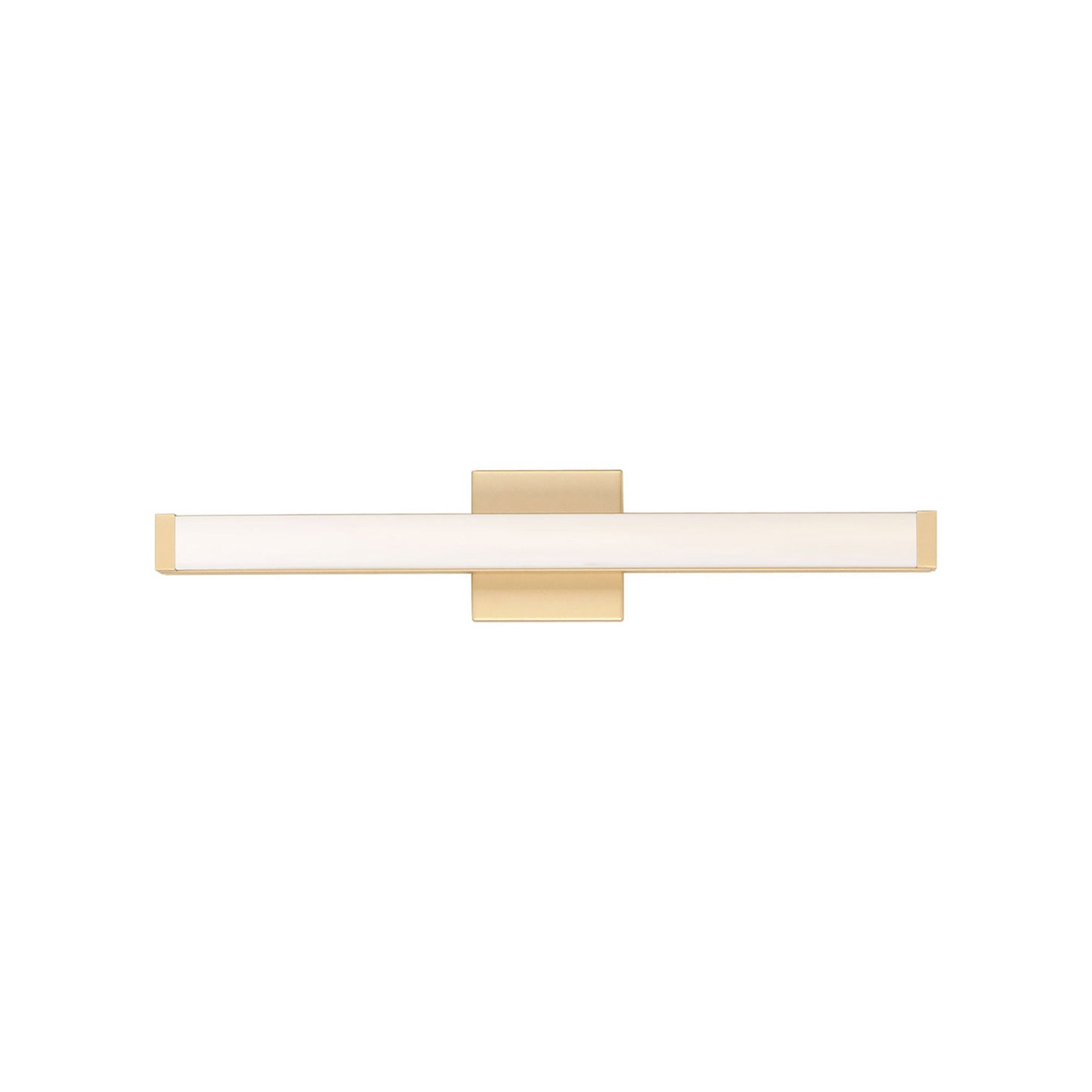 Spec LED Bath Vanity Light in Gold (Small).