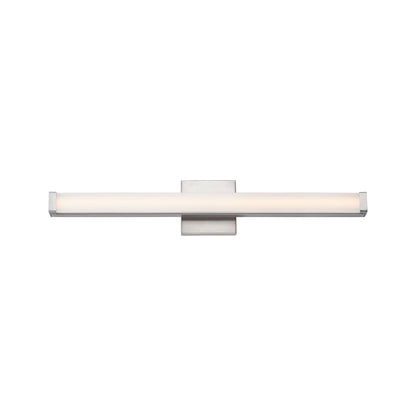 Spec LED Bath Vanity Light in Satin Nickel (Medium).