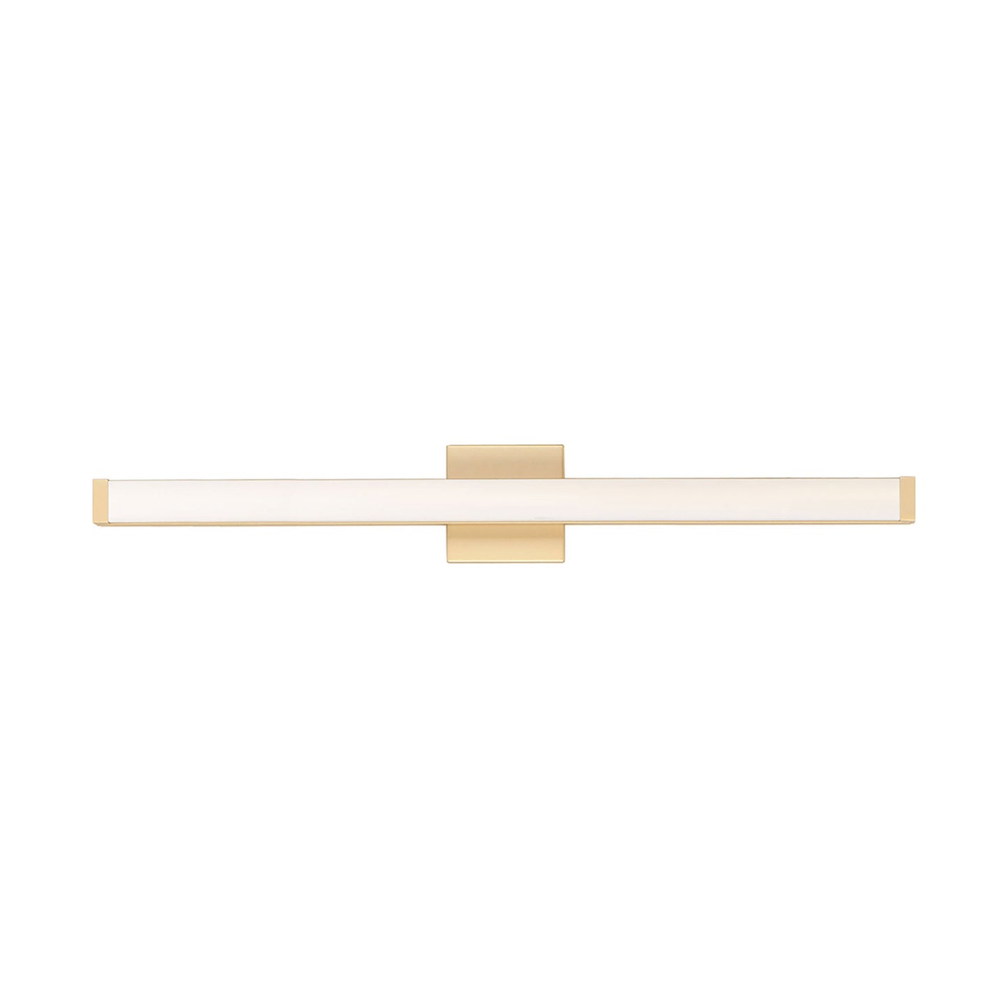 Spec LED Bath Vanity Light in Gold (Large).