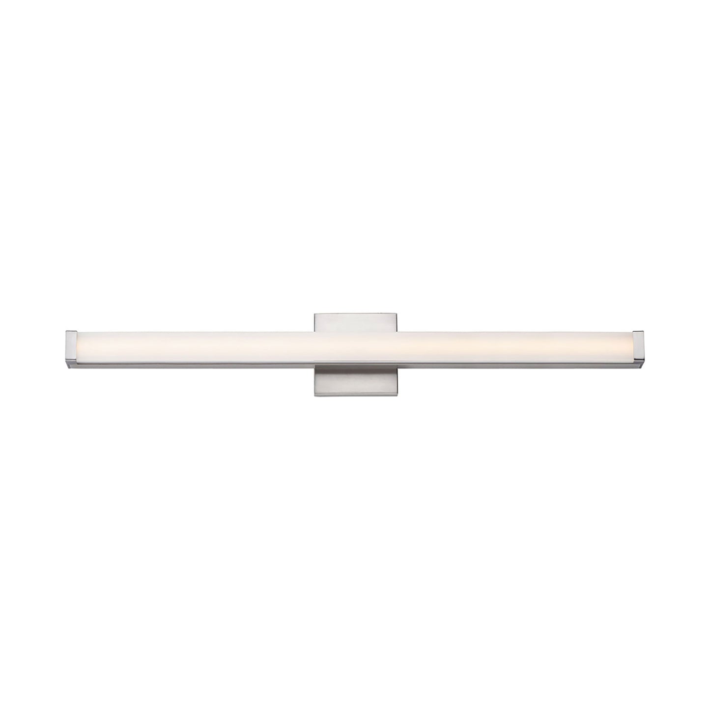 Spec LED Bath Vanity Light in Satin Nickel (Large).