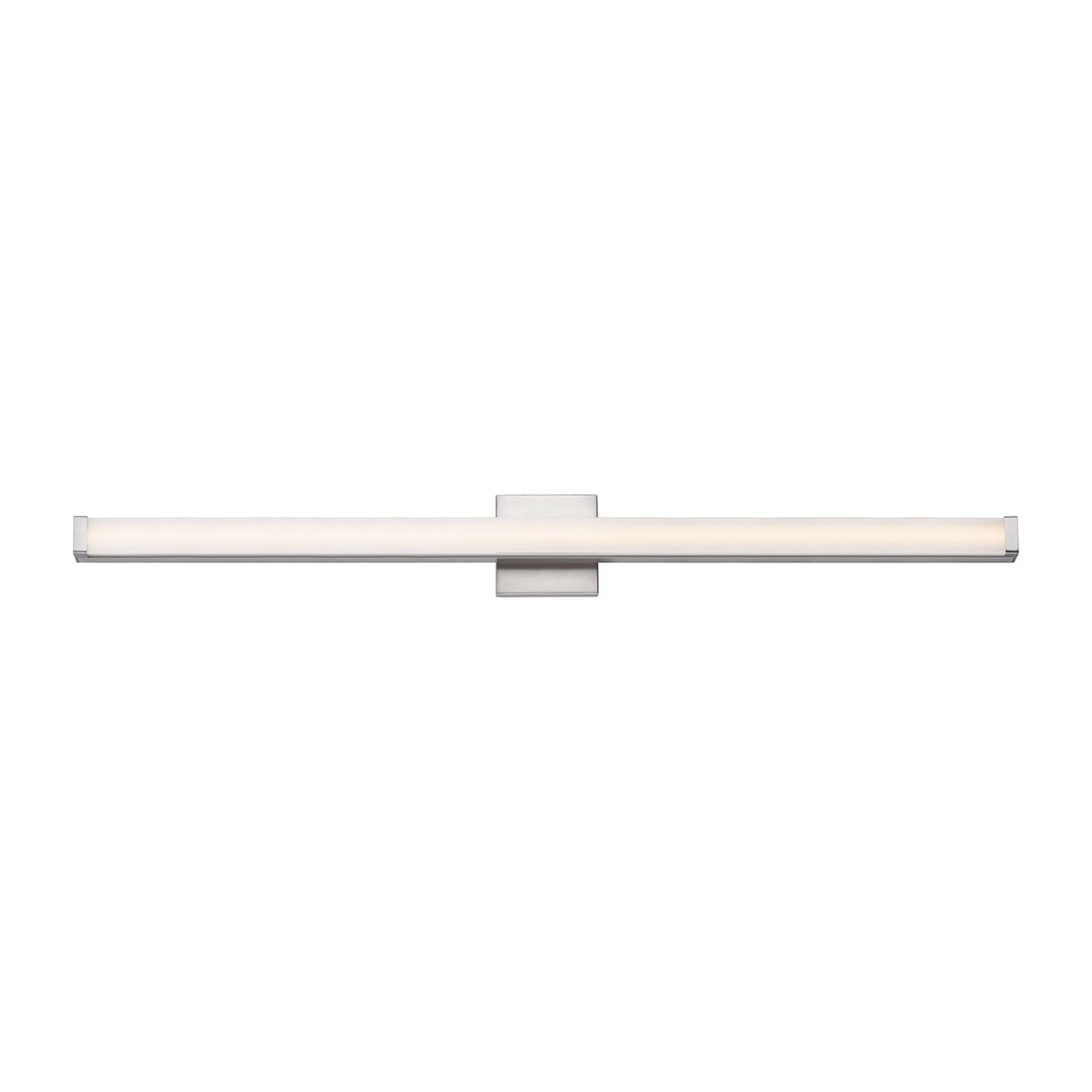 Spec LED Bath Vanity Light in Satin Nickel (48-Inch).
