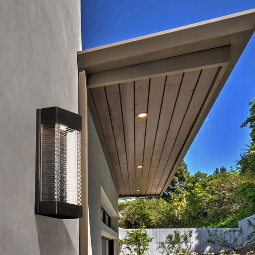 Stackhouse VX Outdoor LED Wall Light in Outside Area.