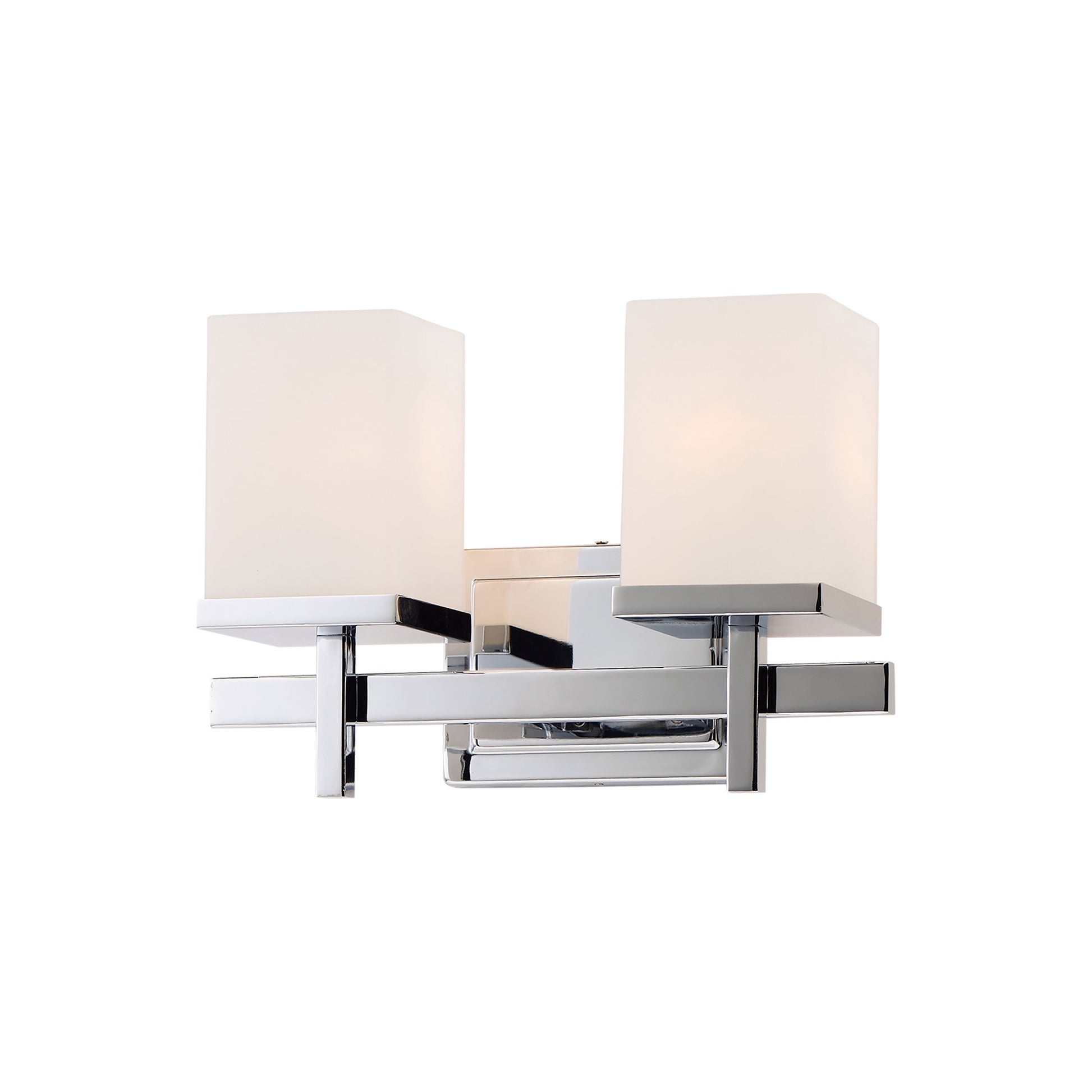 Tetra Bath Vanity Light in Polished Chrome (2-Light).