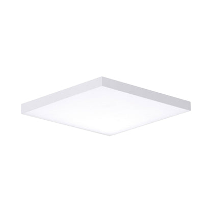 Trim LED Flush Mount Ceiling Light in White (Medium/Square).