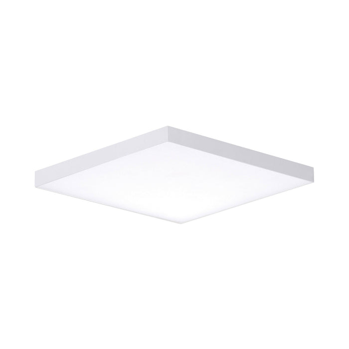Trim LED Flush Mount Ceiling Light in White (Medium/Square).