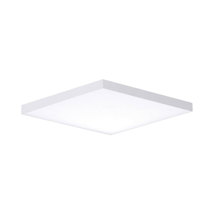 Trim LED Flush Mount Ceiling Light in White (Large/Square).