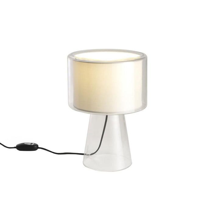 Mercer Table Lamp in Pearl White (Small).
