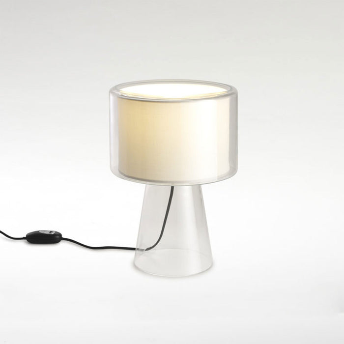 Mercer Table Lamp in Pearl White (Small).
