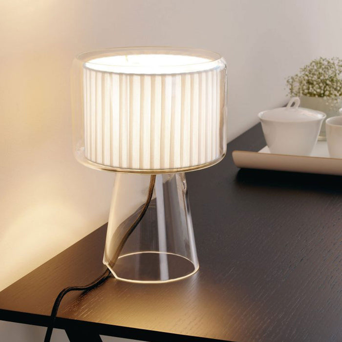 Mercer Table Lamp in living room.