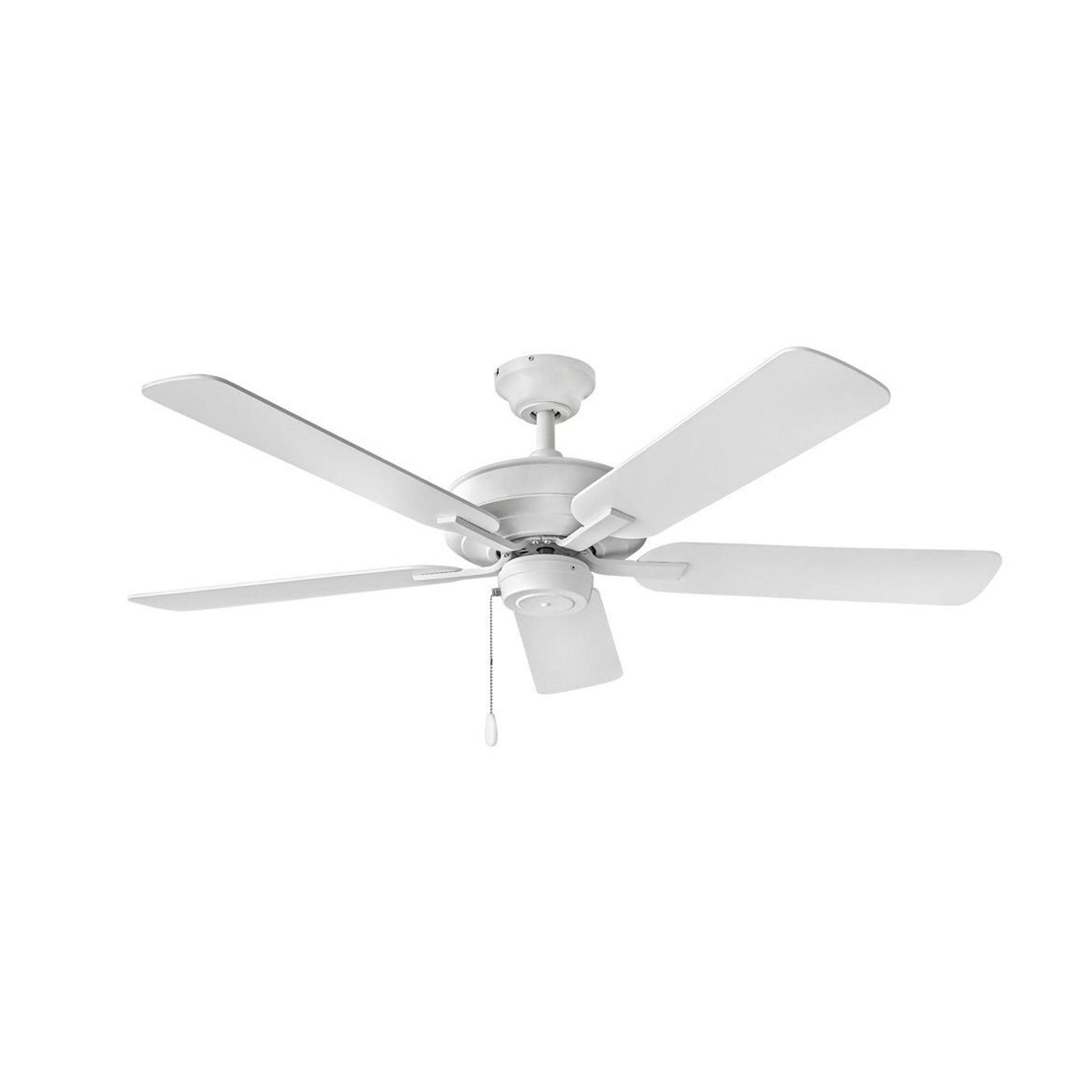 Metro Outdoor Ceiling Fan in Chalk White / Chalk White.