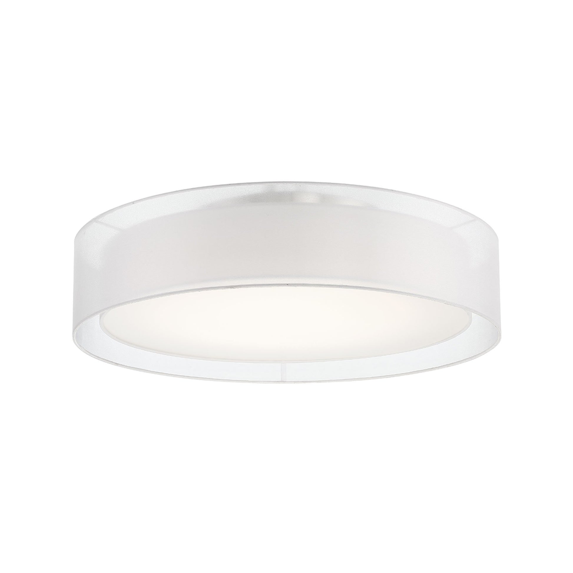 Metropolis LED Semi-Flush Mount Ceiling Light in Large.