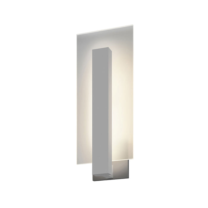 Midtown LED Wall Light in Tall/Textured Gray.