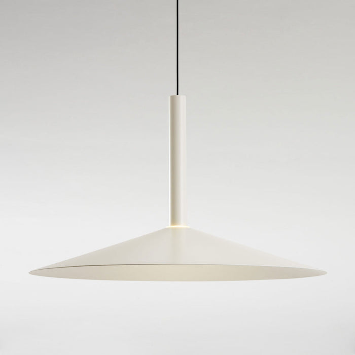 Milana Counterweight LED Pendant Light in Off White (Large).