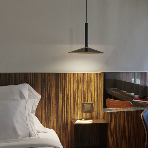 Milana PED LED Pendant Light in bedroom.