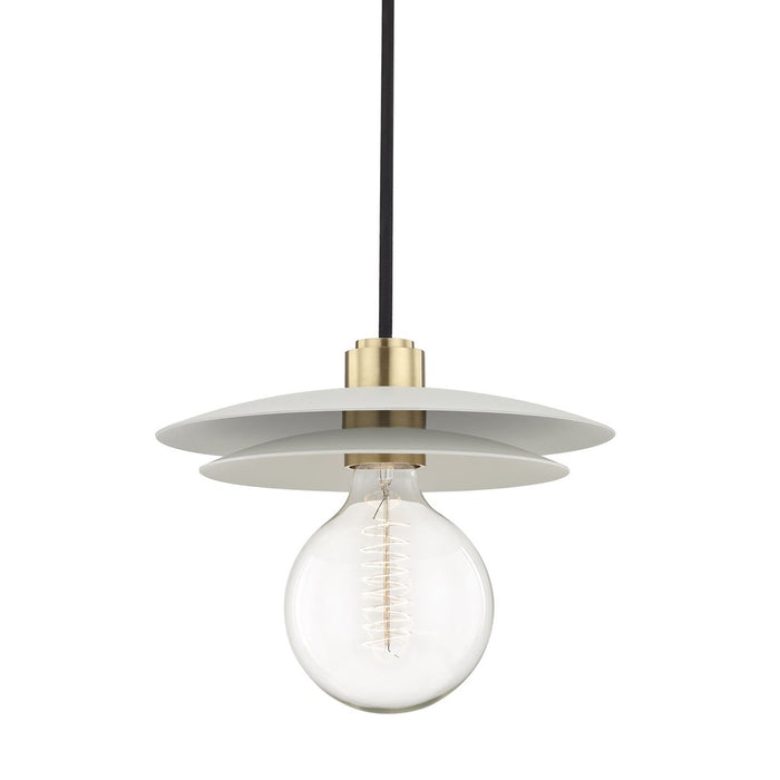 Milla Pendant Light in Aged Brass (Large).