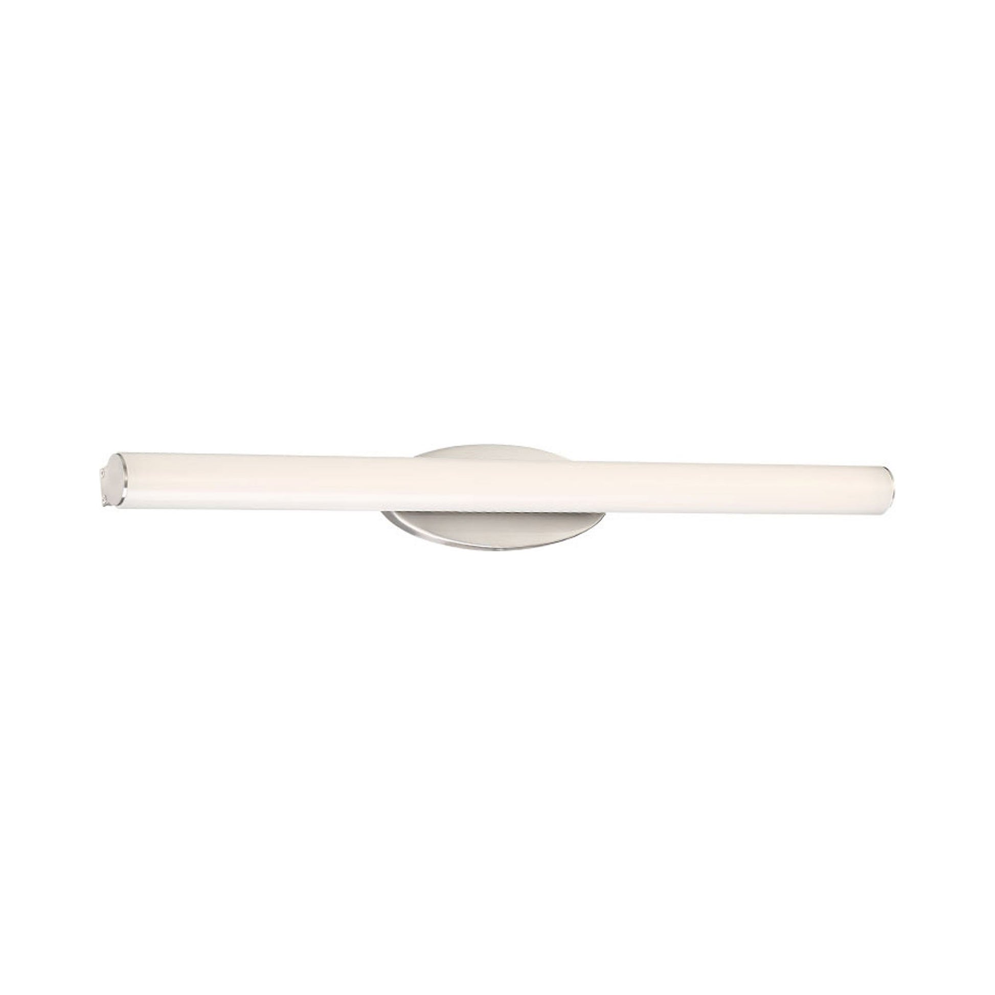Mini Loft LED Bath Vanity Light in Medium/Brushed Nickel.