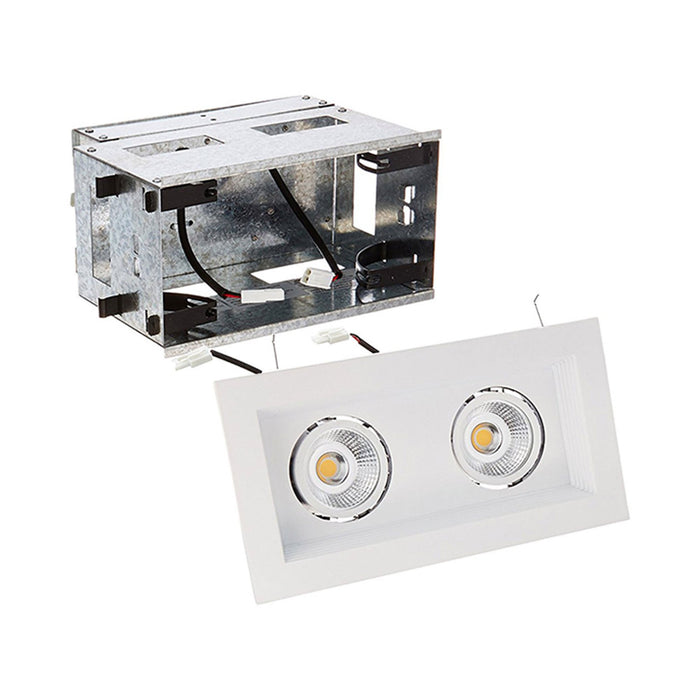 Mini Multiple Spots 2 Light LED Recessed Light Kit in White (Remodel).