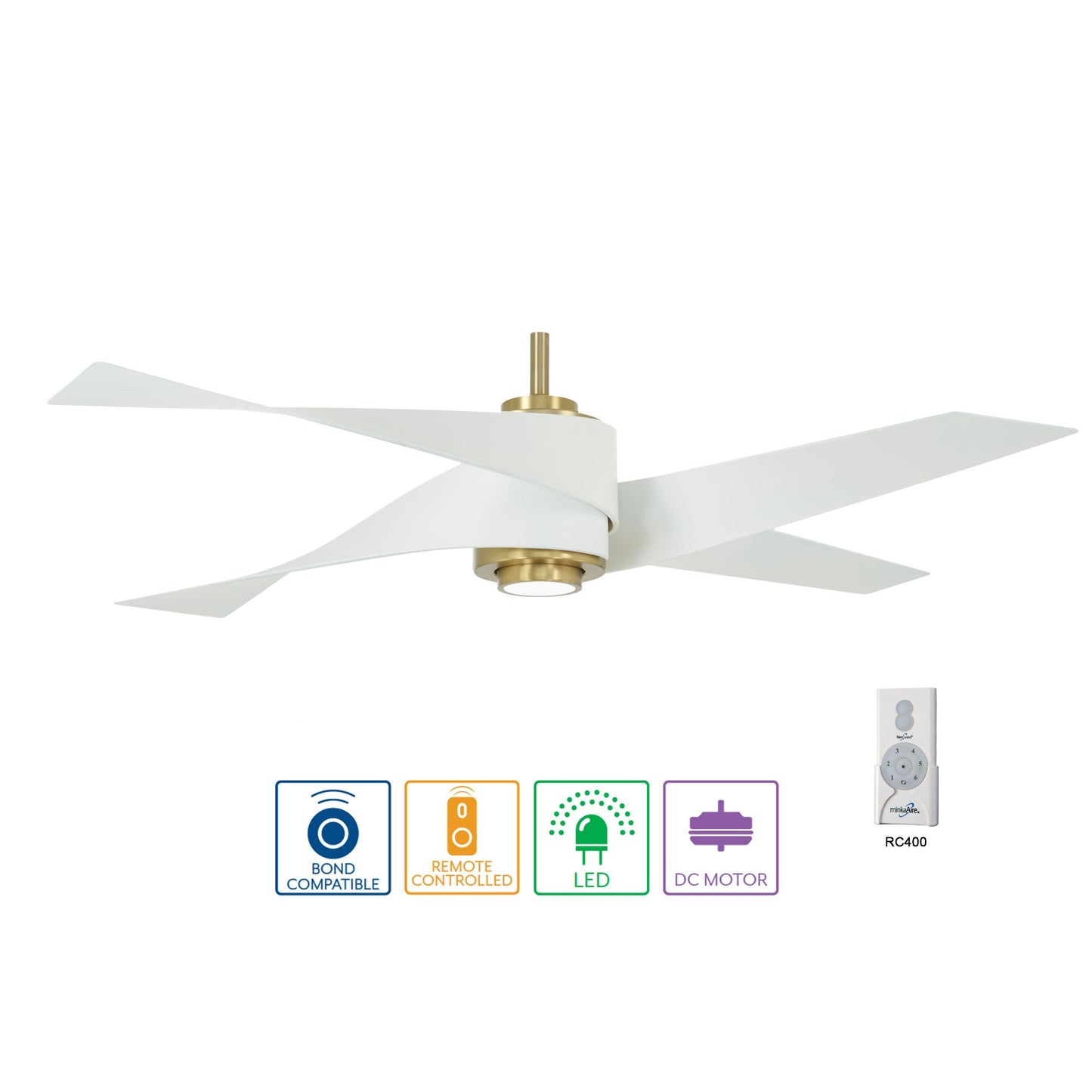 Artemis IV LED Ceiling Fan in Detail.