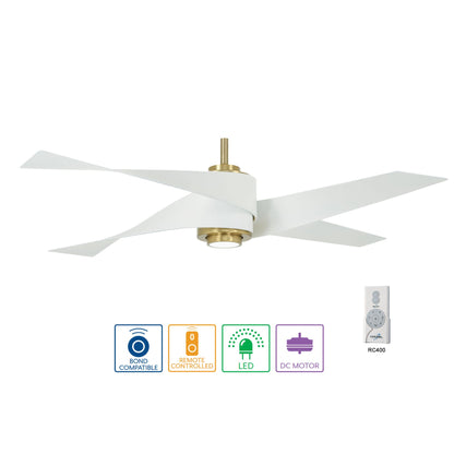 Artemis IV LED Ceiling Fan in Detail.