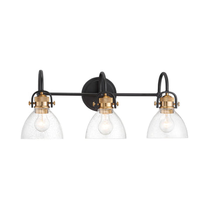 Monico Vanity Wall Light in Bronze/Brass (3-Light).