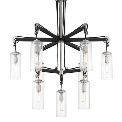 Pullman Junction Chandelier in Detail.