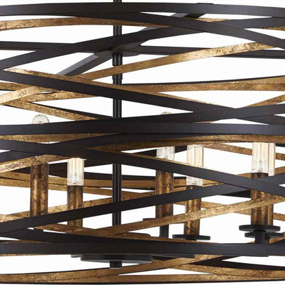 Vortic Flow Drum Pendant Light in Detail.