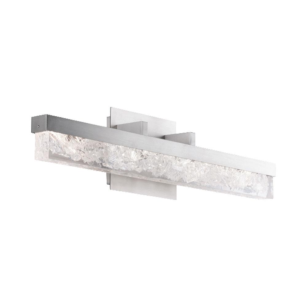 Minx LED Bath Vanity Light in Small/Brushed Nickel.