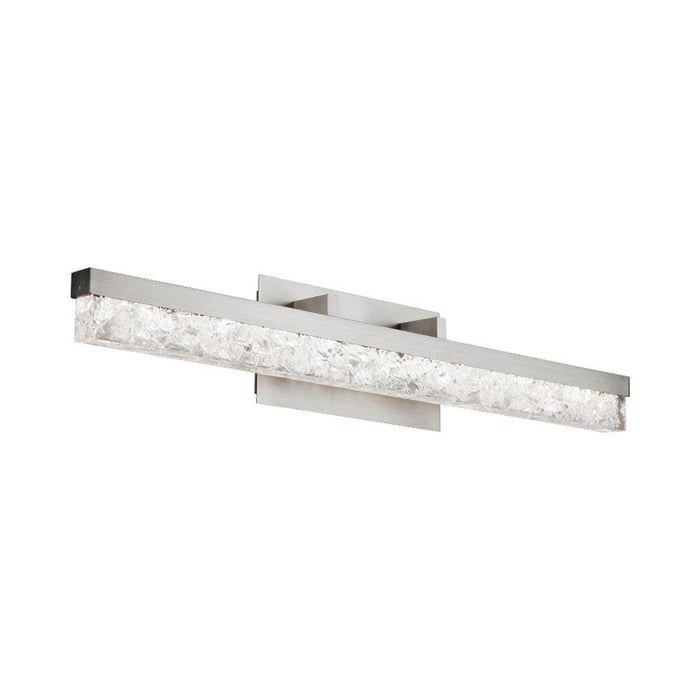 Minx LED Bath Vanity Light in Medium/Brushed Nickel.