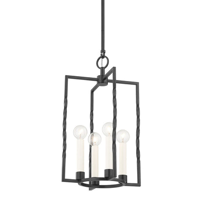 Adelaide Pendant Light in Textured Black (Small).