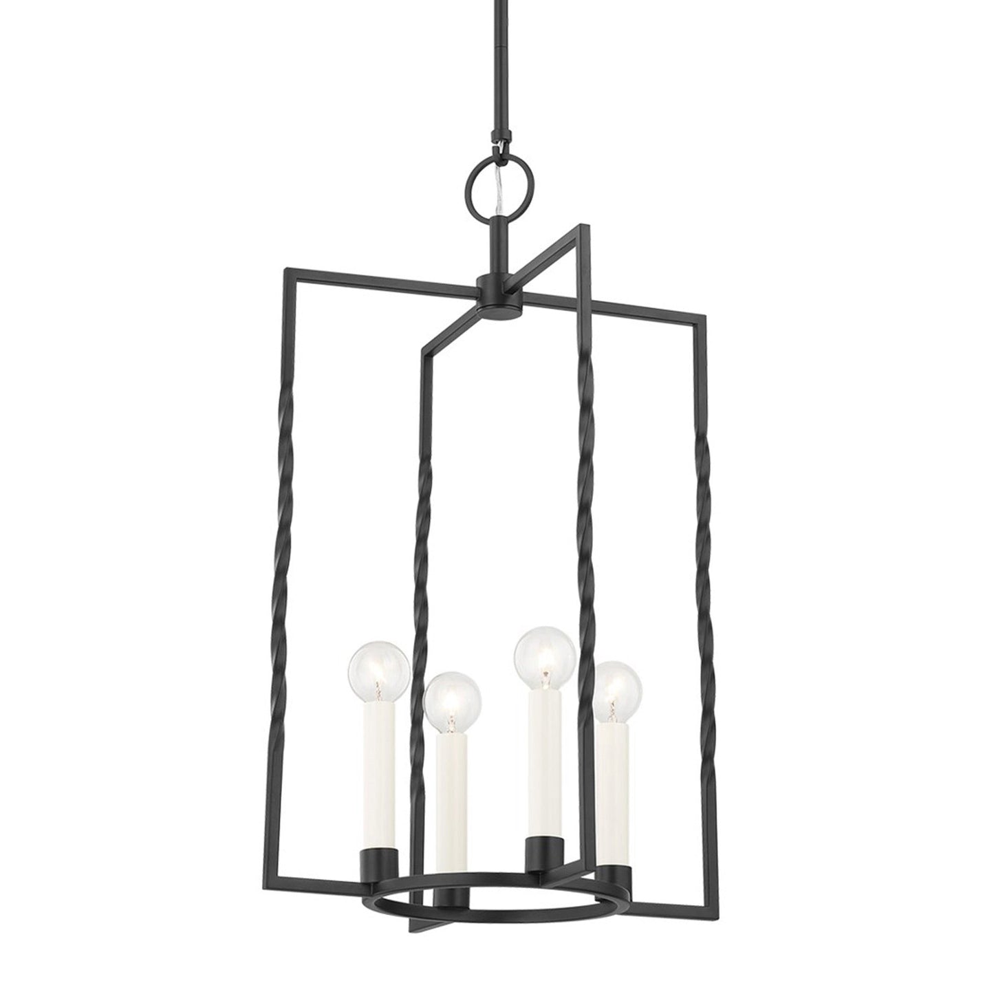 Adelaide Pendant Light in Textured Black (Large).