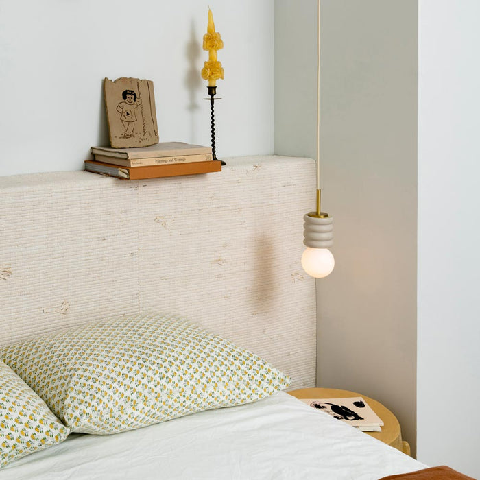 Bibi Pendant Light in bedroom.