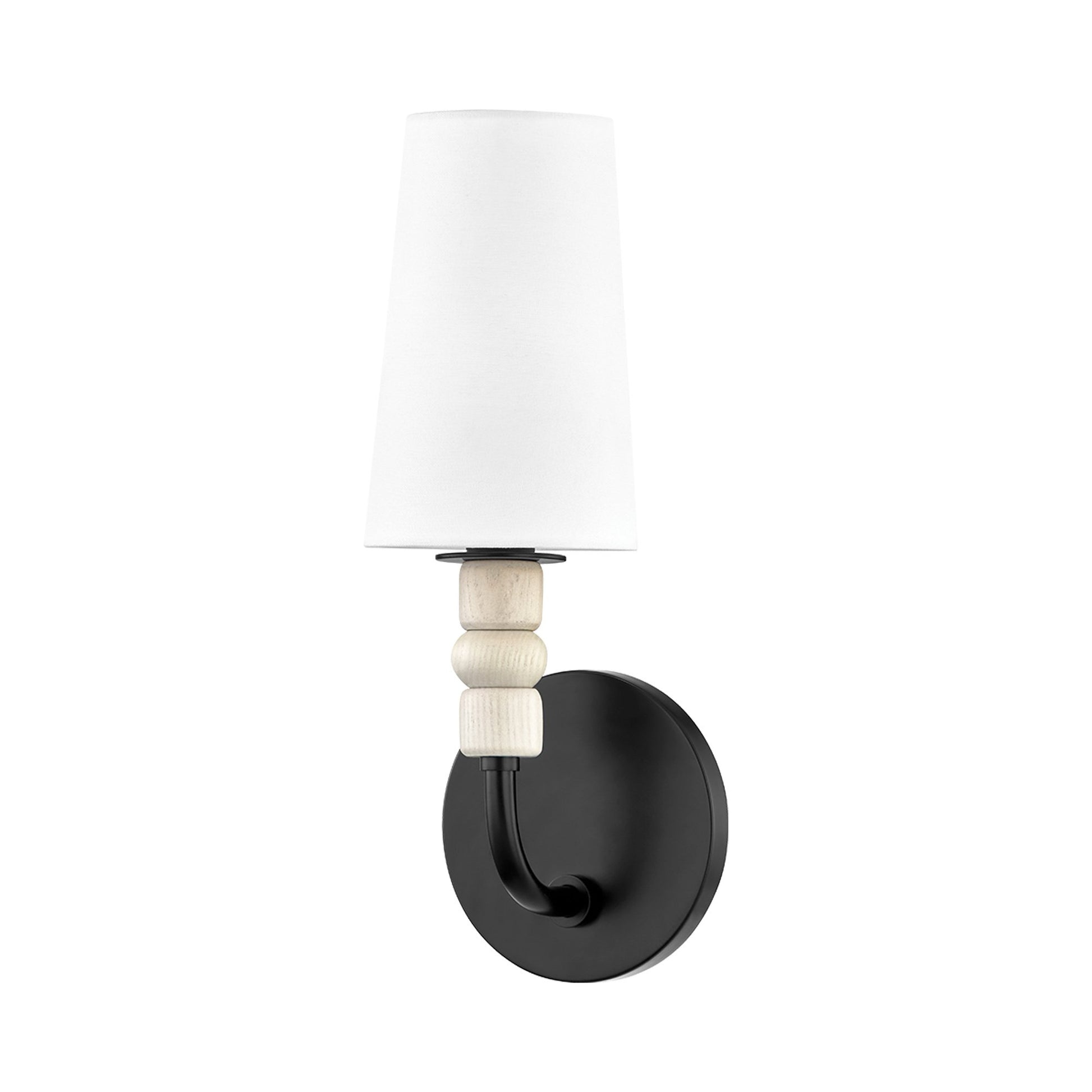 Casey Wall Light in Soft Black.
