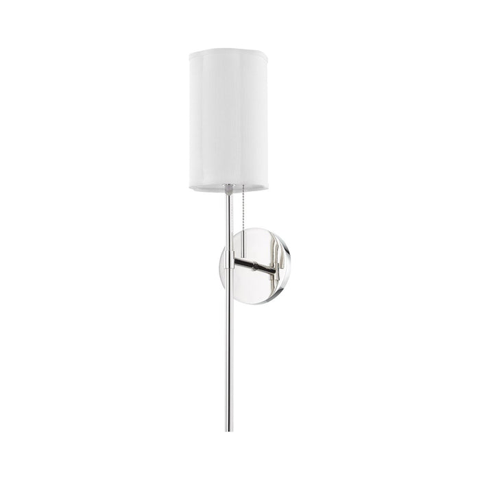 Fawn Wall Light in Polished Nickel.