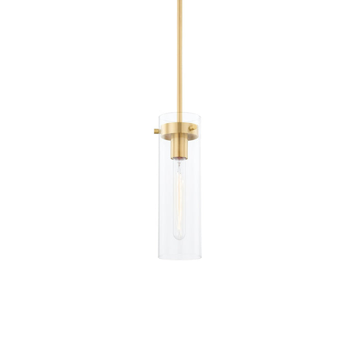 Haisley Wall Light in Aged Brass (Small).