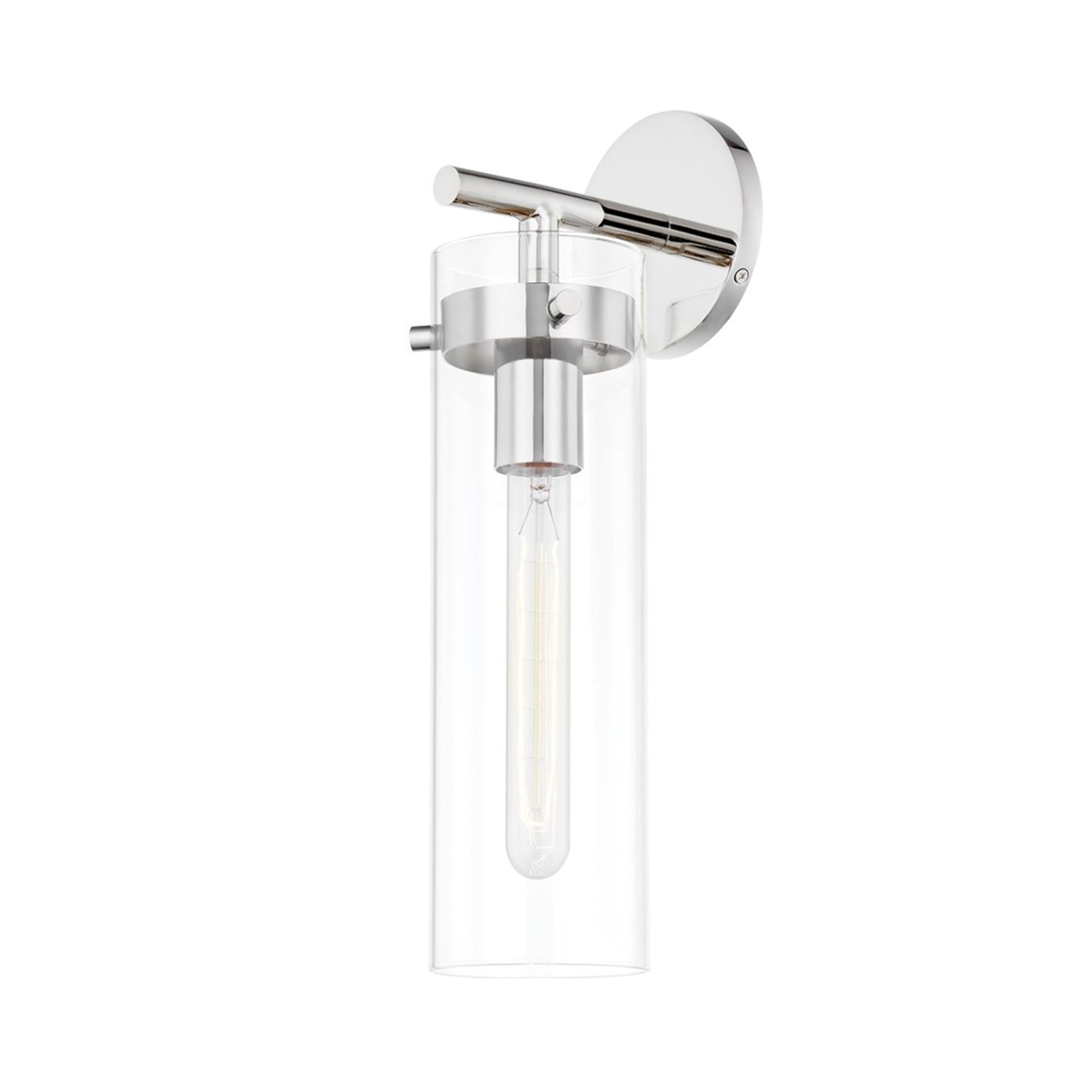 Haisley Wall Light Polished Nickel.
