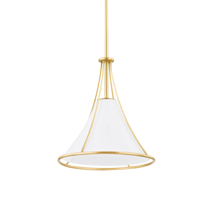 Madelyn Pendant Light in Aged Brass (Small).