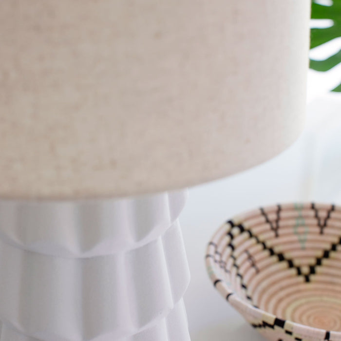 Maisie Ceramic Table Light in Detail.