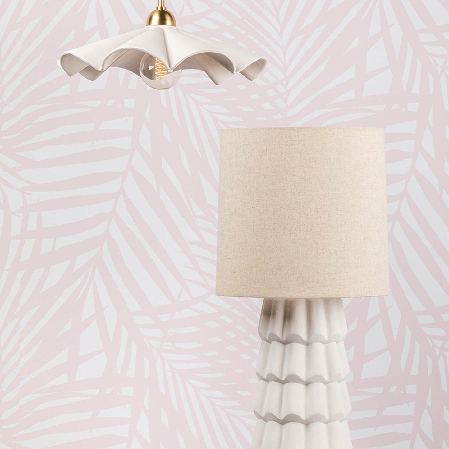 Maisie Ceramic Table Light in Detail.