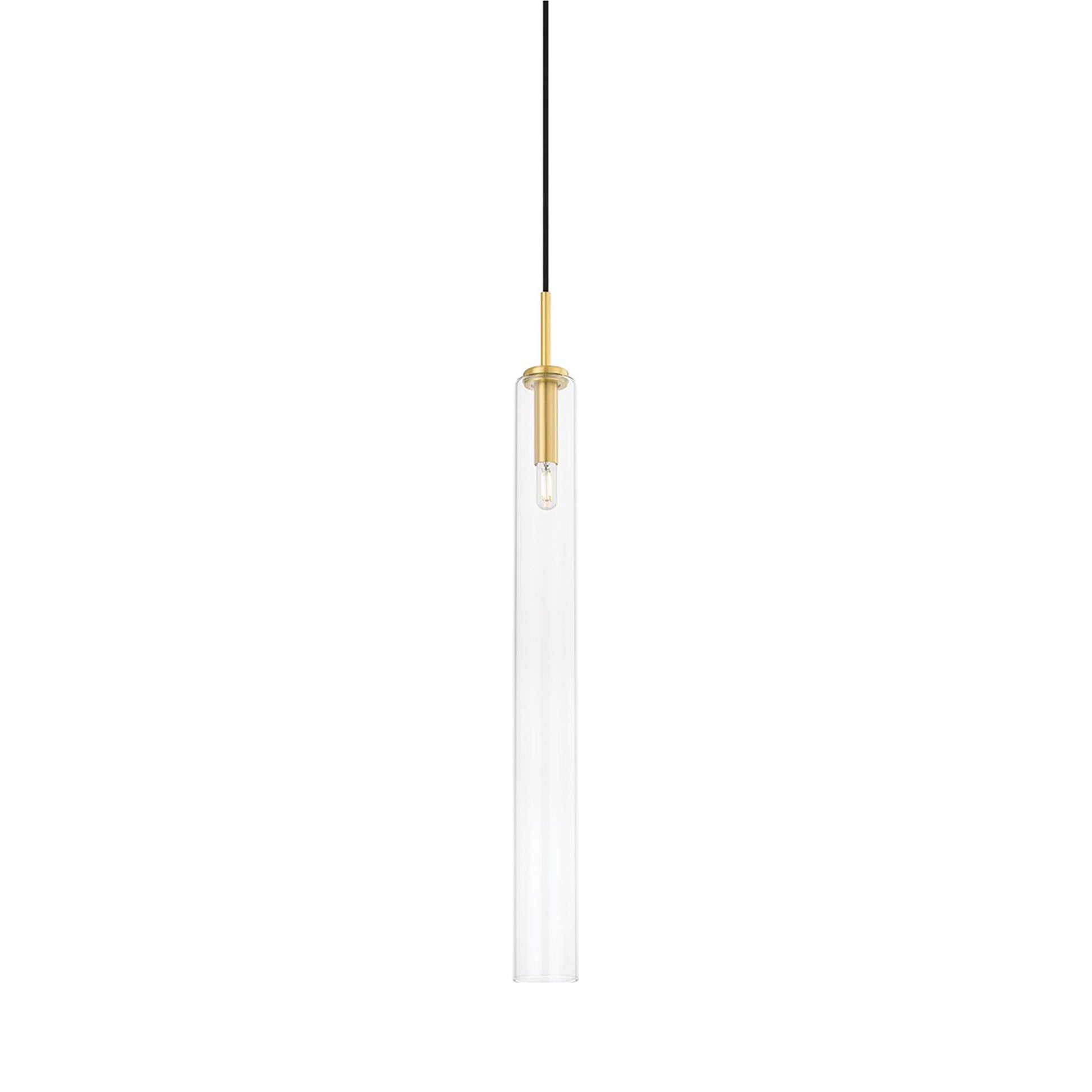Nyah Pendant Lightin in Aged Brass (Large).