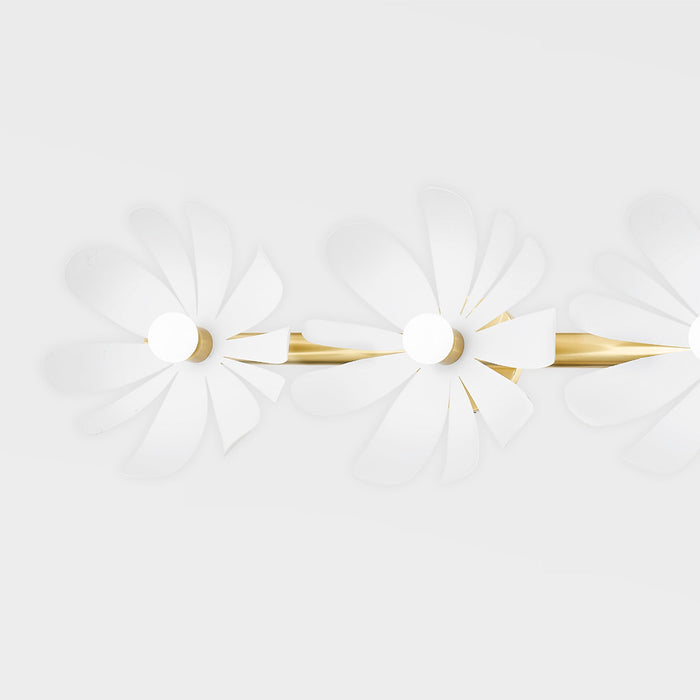 Twiggy Floral Vanity Wall Light in Detail.