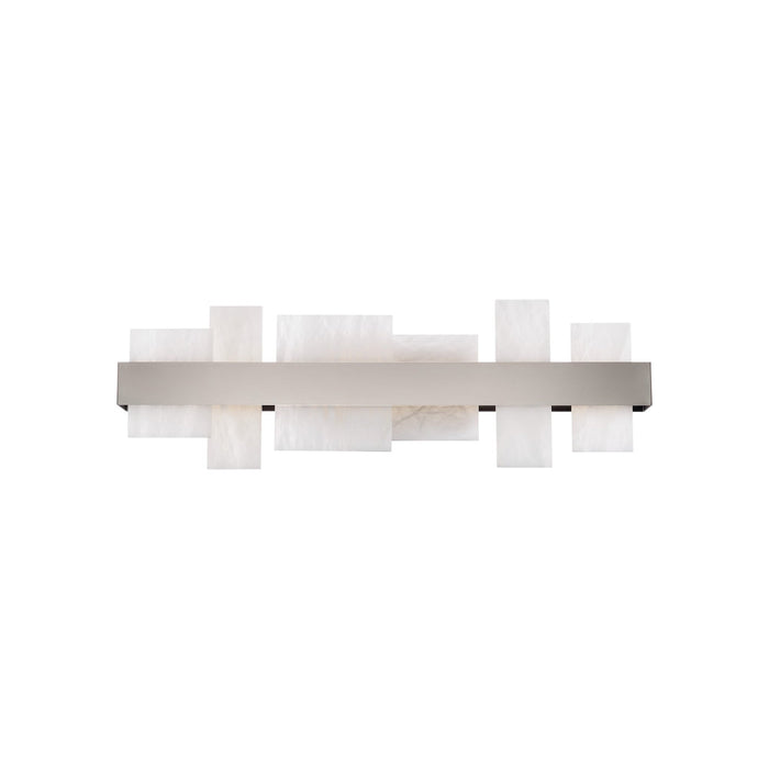 Acropolis LED Vanity Wall Light in Brushed Nickel (Small).