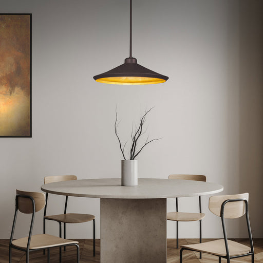 Alfa LED Pendant Light in Dining Room.