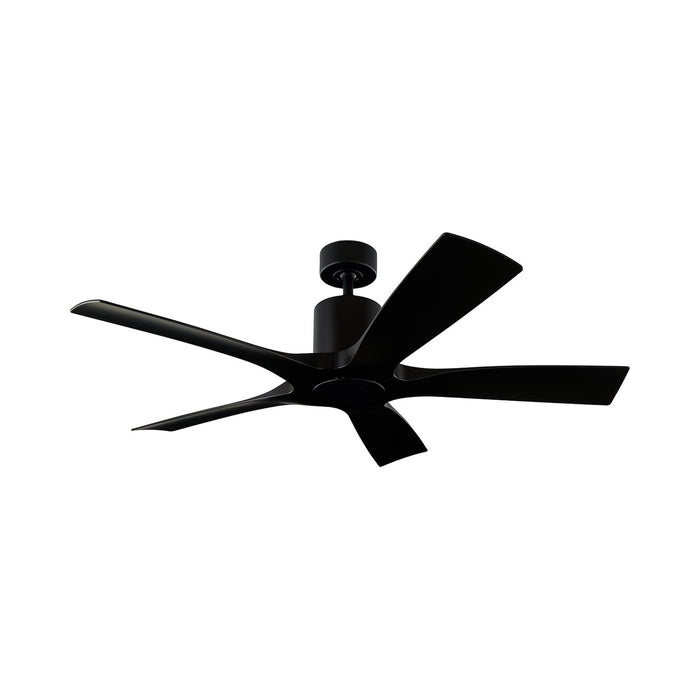 Aviator 5 Smart Ceiling Fan in Matte Black.