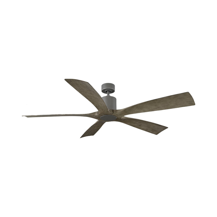 Aviator 70 Smart Ceiling Fan in Graphite/Weathered Gray.