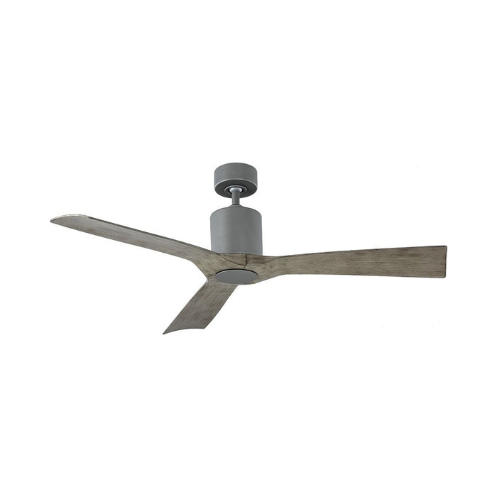 Aviator Downrod Ceiling Fan in Graphite/Weathered Gray.