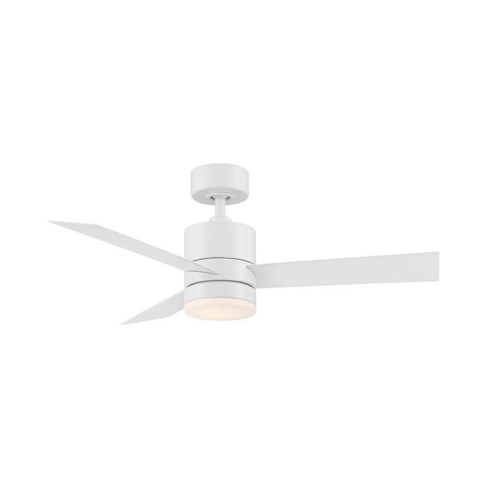 Axis Smart LED Ceiling Fan in 44-Inch/Matte White.