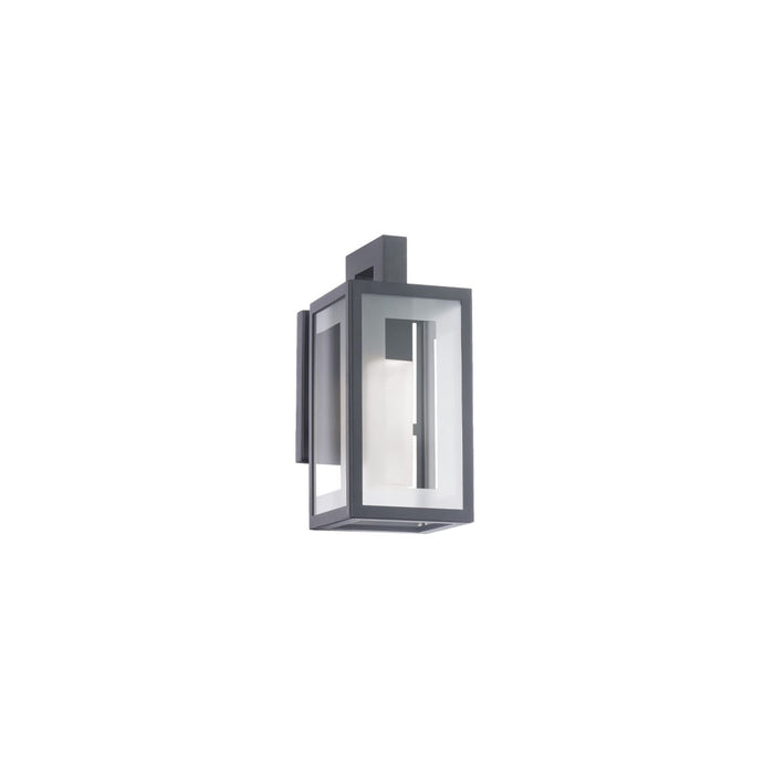 Cambridge Outdoor LED Wall Light in Black (Small).