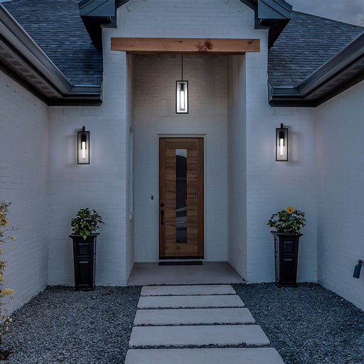 Cambridge Outdoor LED Wall Light in Outside Area.